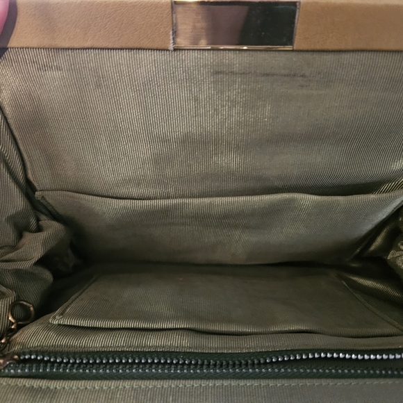 Hand Made Petit Point Needlepoint Floral Roses Tapestry Evening Bag Vintage Used - Picture 11 of 12